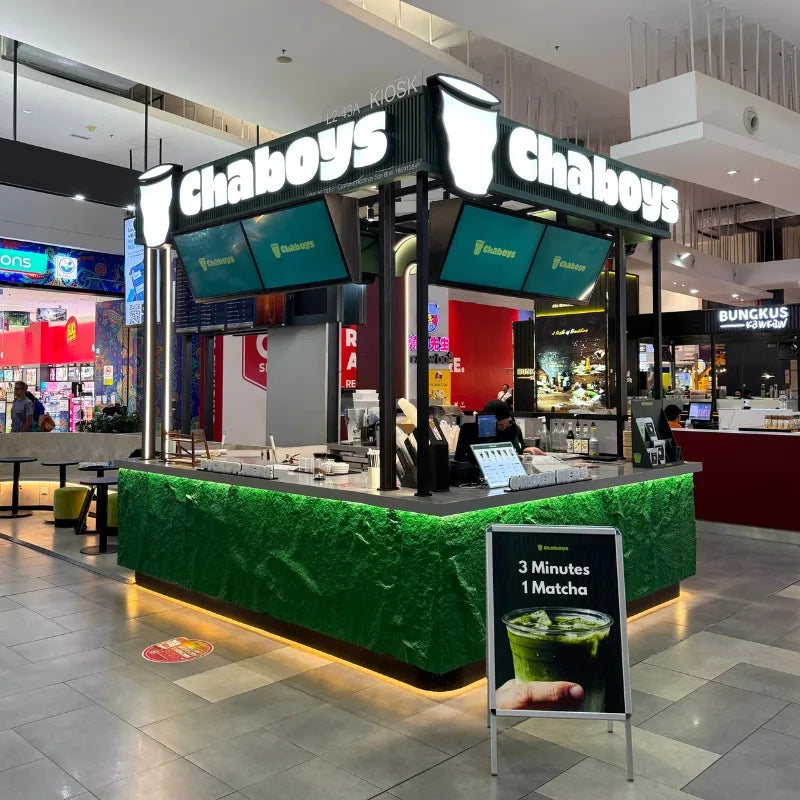 Chaboys kiosk in Kuala Lumpur International Airport 2 (KLIA2).