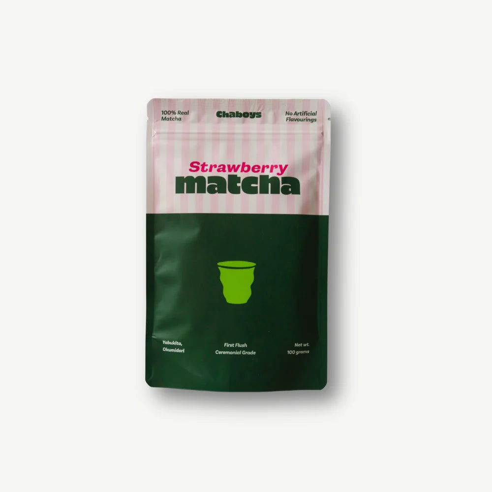 Chaboys Strawberry Matcha Powder (Ceremonial Grade)