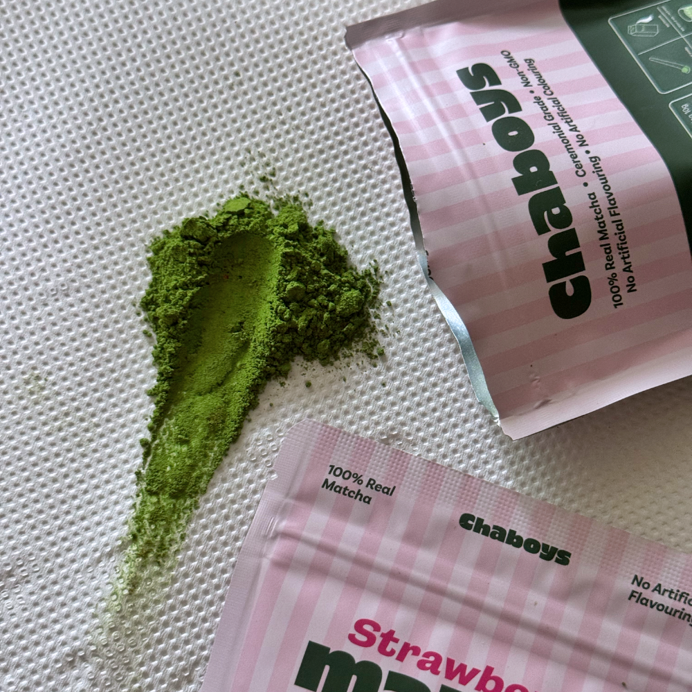 Chaboys Strawberry Matcha Powder (Ceremonial Grade)